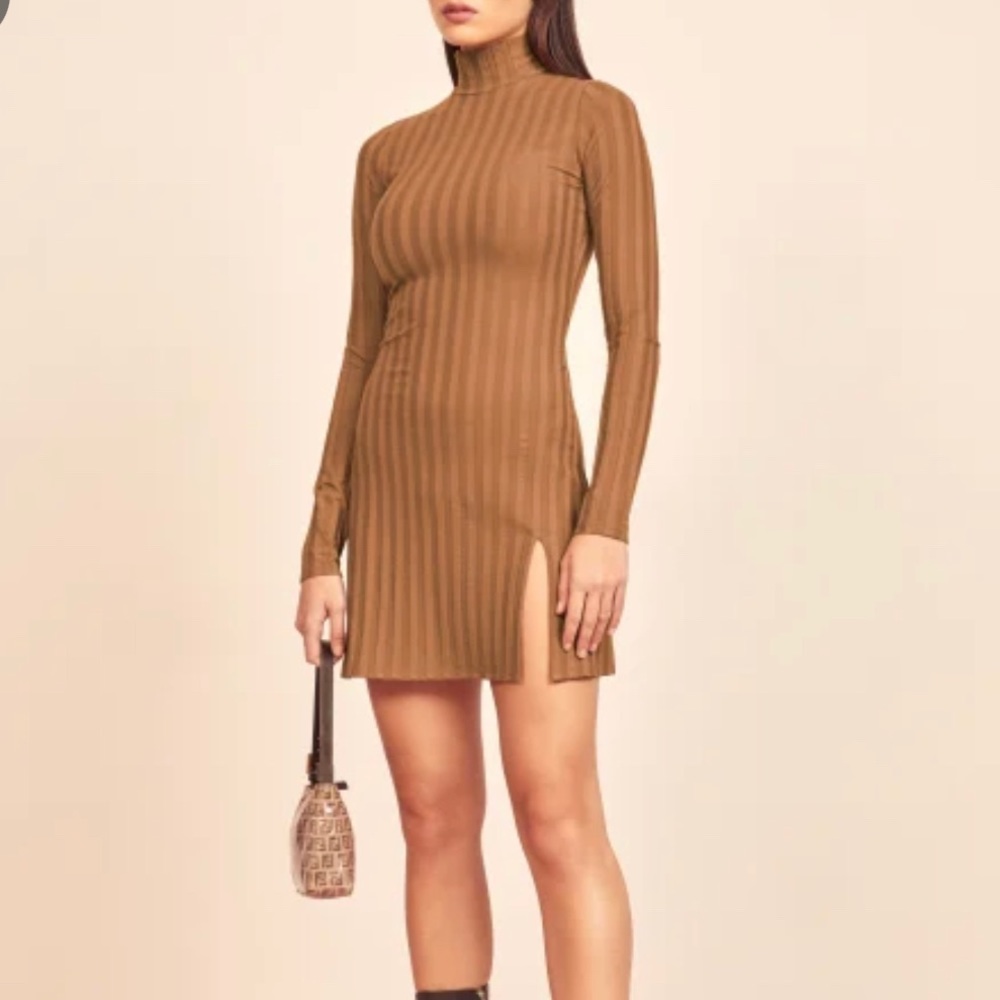 Reformation Libra Long Sleeve Minidress XS